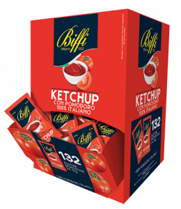 Ketchup Biffi Monodose - 132 bustine da 10g