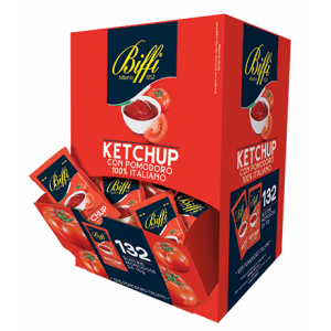 Ketchup Biffi Monodose - 132 bustine da 10g