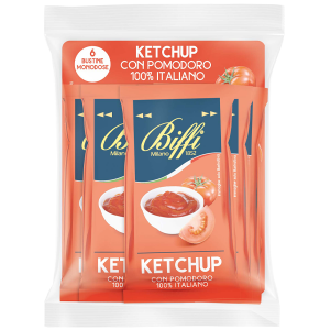 Ketchup Biffi  - In bustina monodose - Six Pack